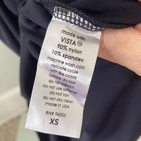 NWT Susana Monaco Sleeveless Shirred Side Dress Midnight size XS - Picture 10 of 13